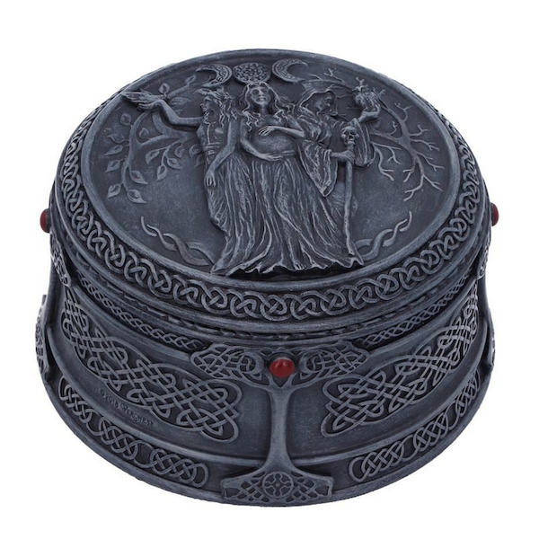 Trinket Box Triple Goddess 